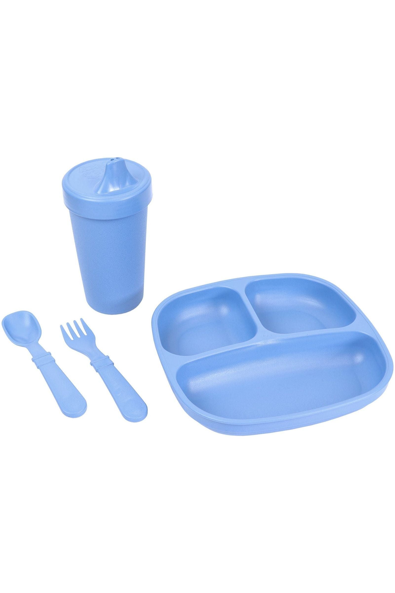 Re-Play Fork and Spoon Set - Denim