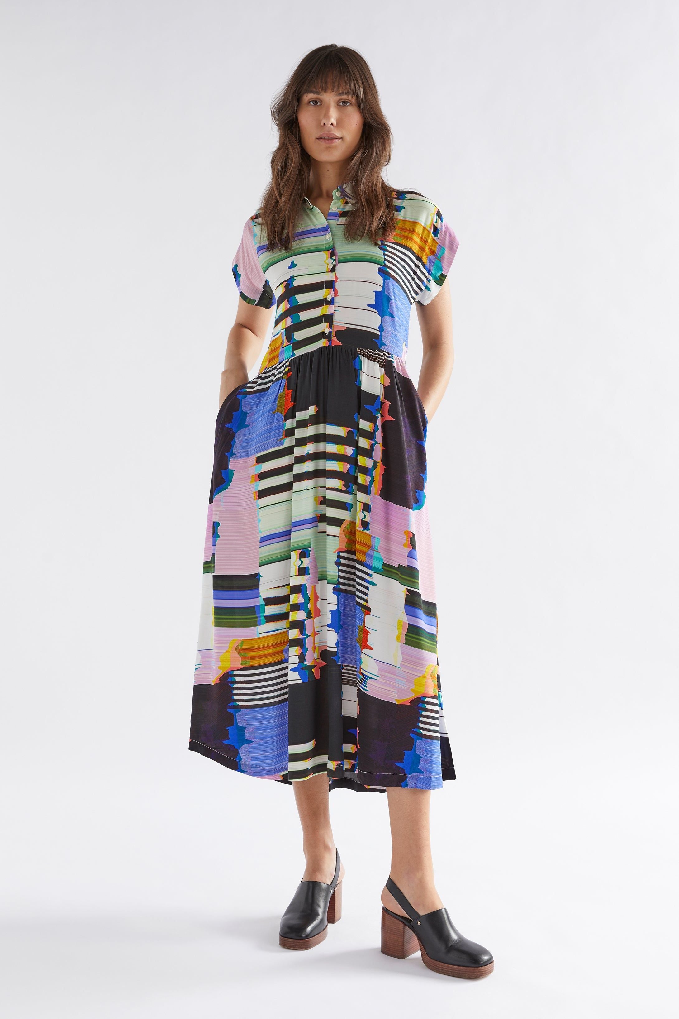 Berg Dress - Glitch Print