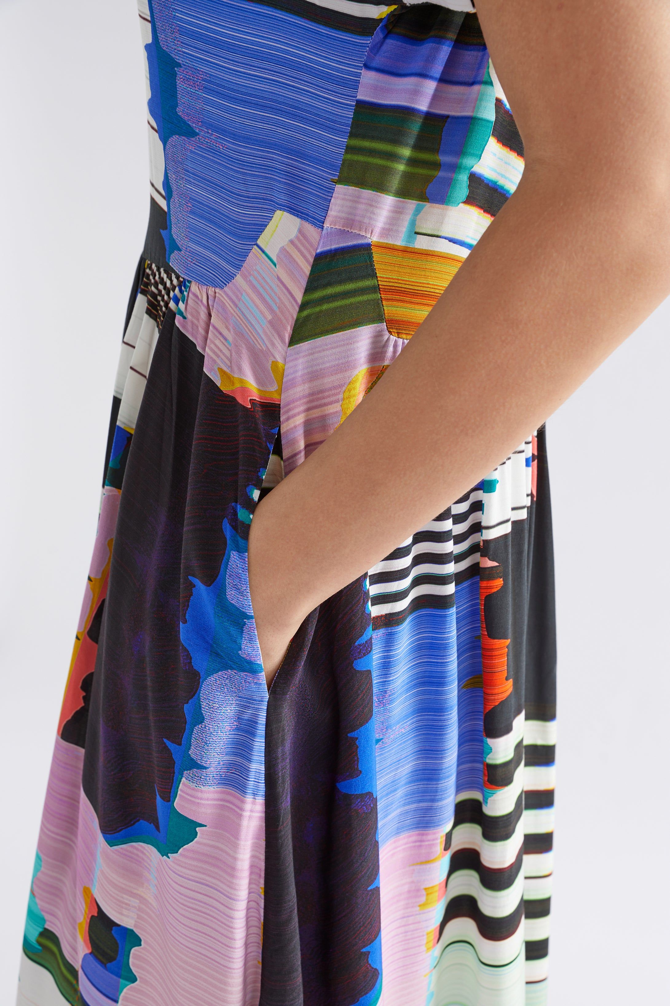 Berg Dress - Glitch Print