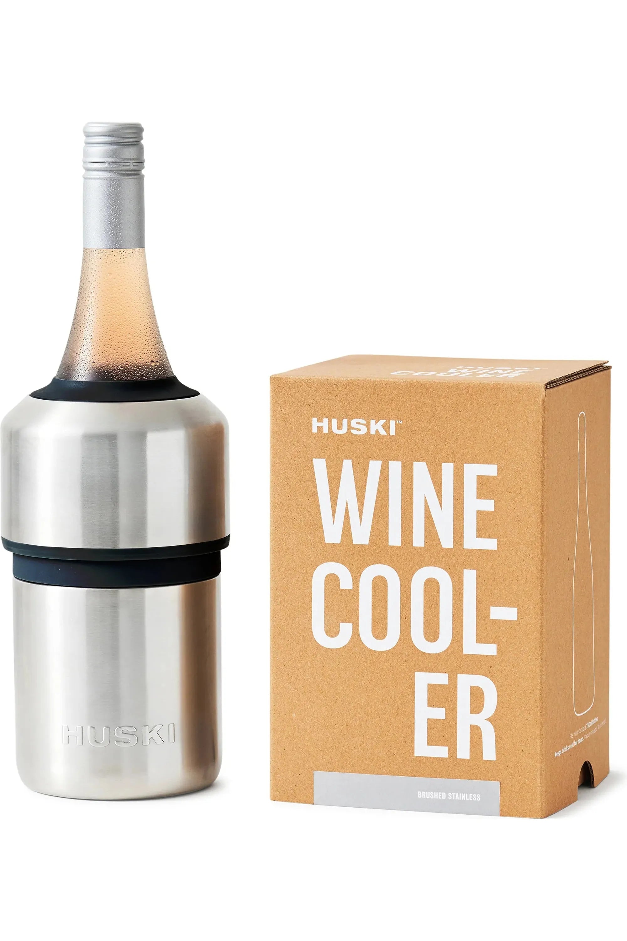 HUSKI Wine Cooler - Brushed Stainless
