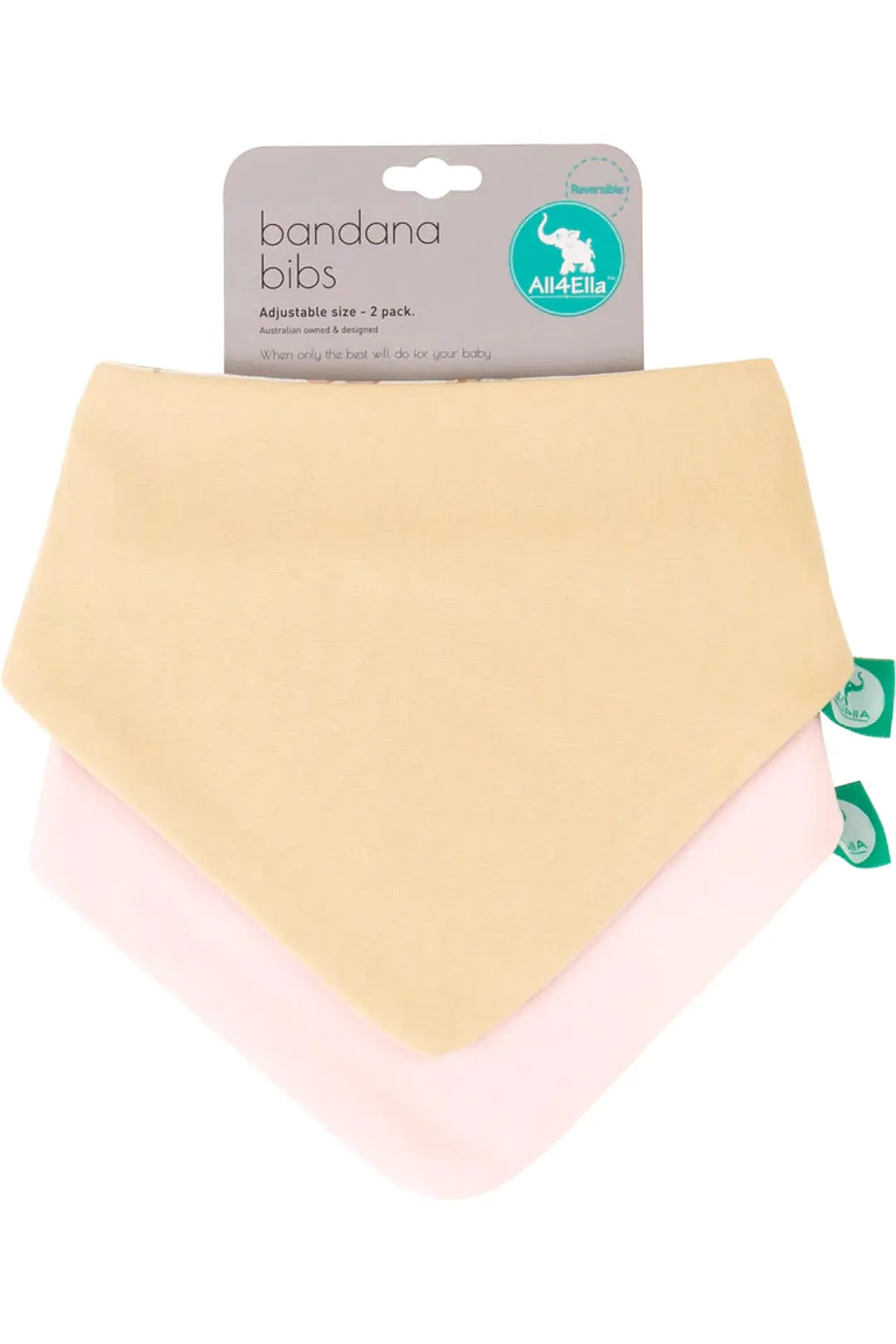 Bandana Bibs 2pk - Ice Cream & Teddy