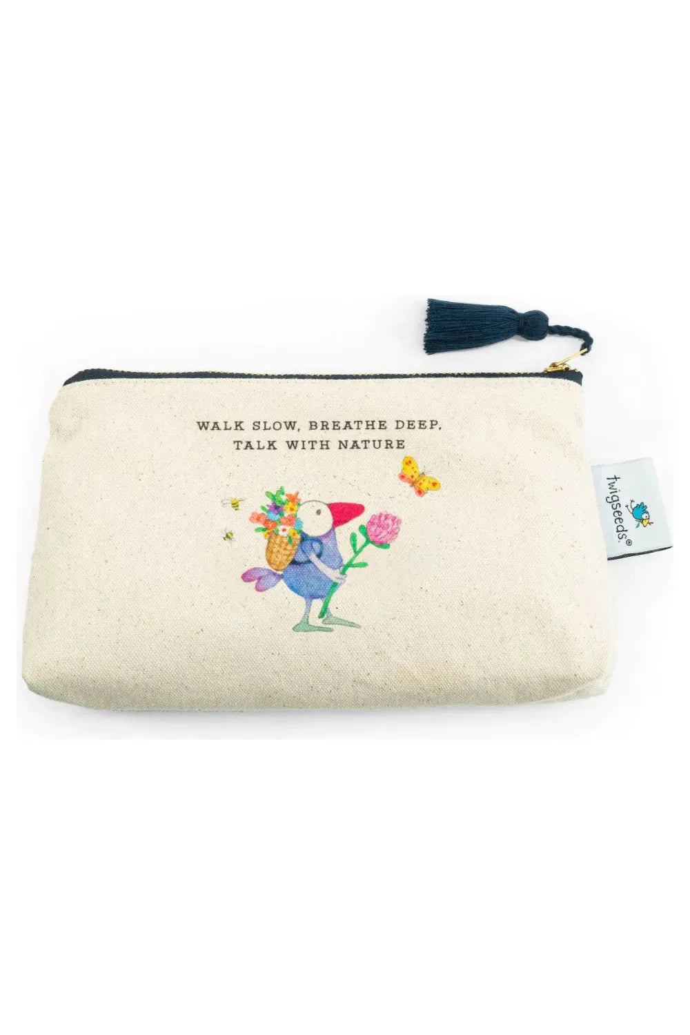 Twigseeds Pouch - Walk Slow, Breathe Deep, Talk with Nature