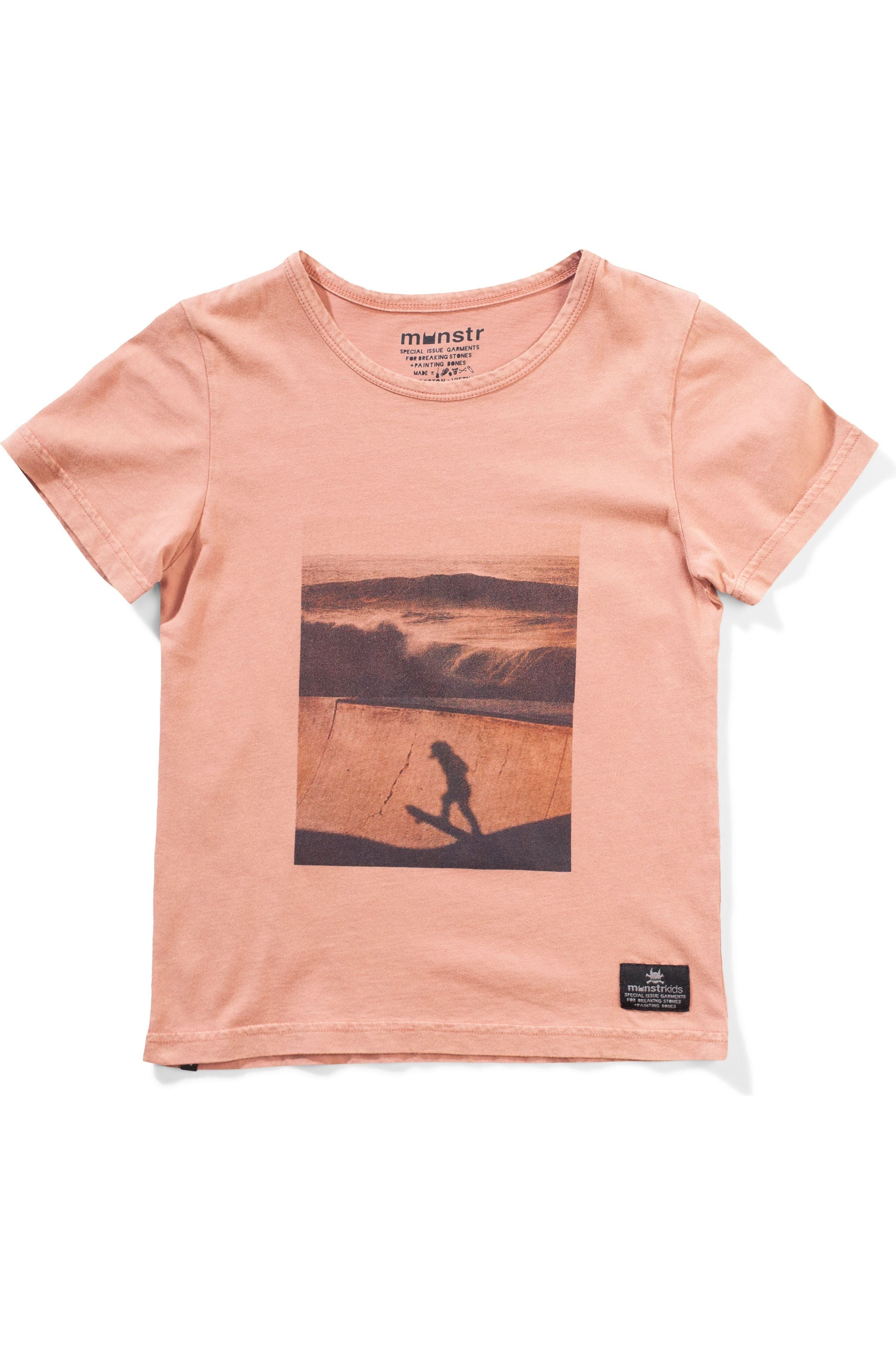 DROPIN SS TEE - MINERAL FAWN
