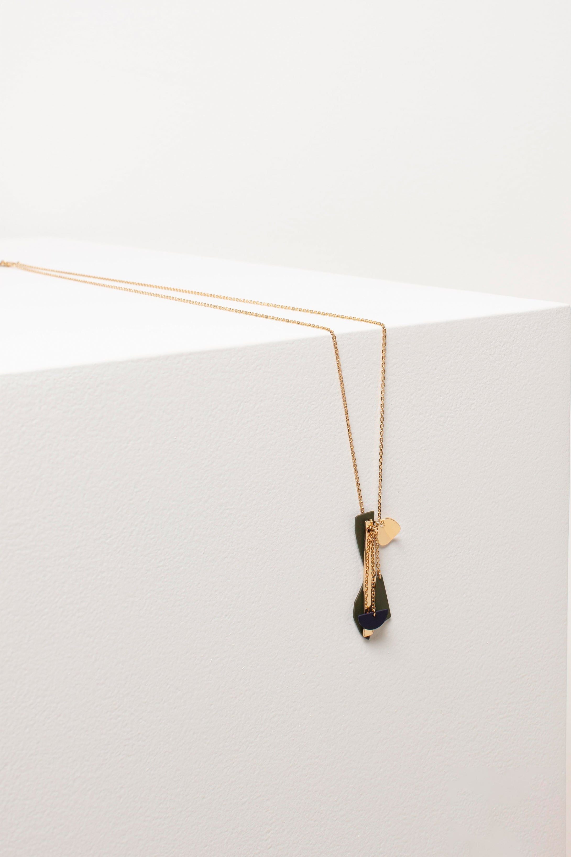 Braque Long Necklace - Gold
