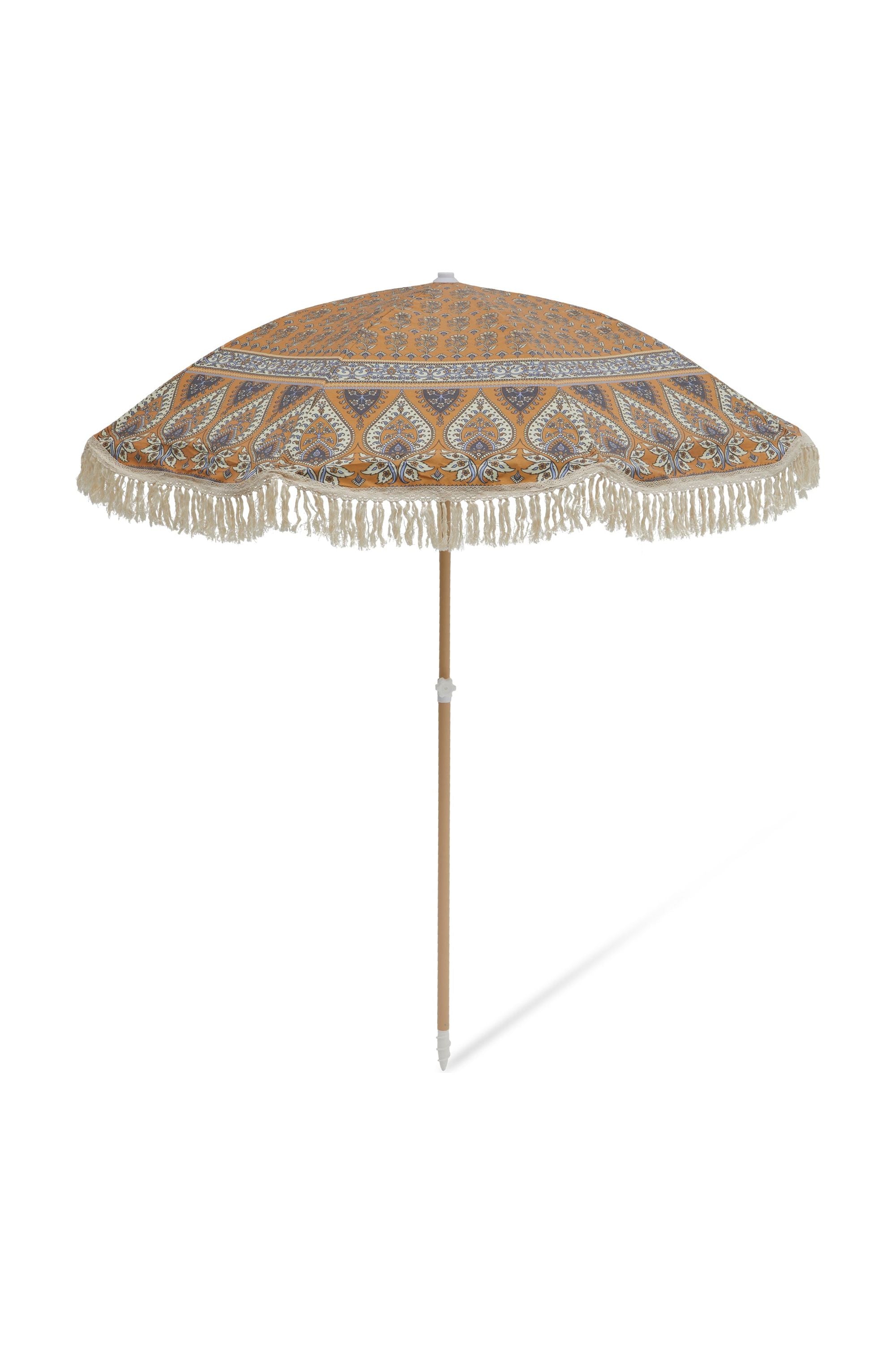 Salty Shadows - Inca Beach Umbrella