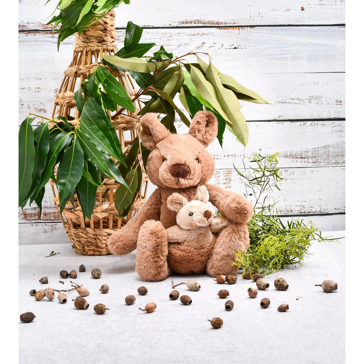 Petite Vous Koko the Kangaroo & JoJo Soft Toy main image 1