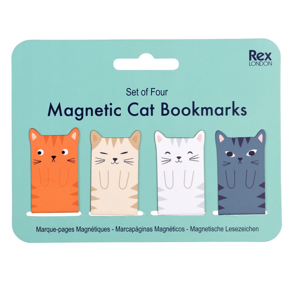 Rex London Magnet Cat Bookmarks/4