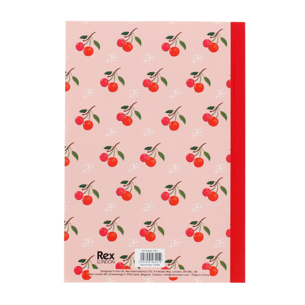 Rex London A5 Notebook - Little Cherry