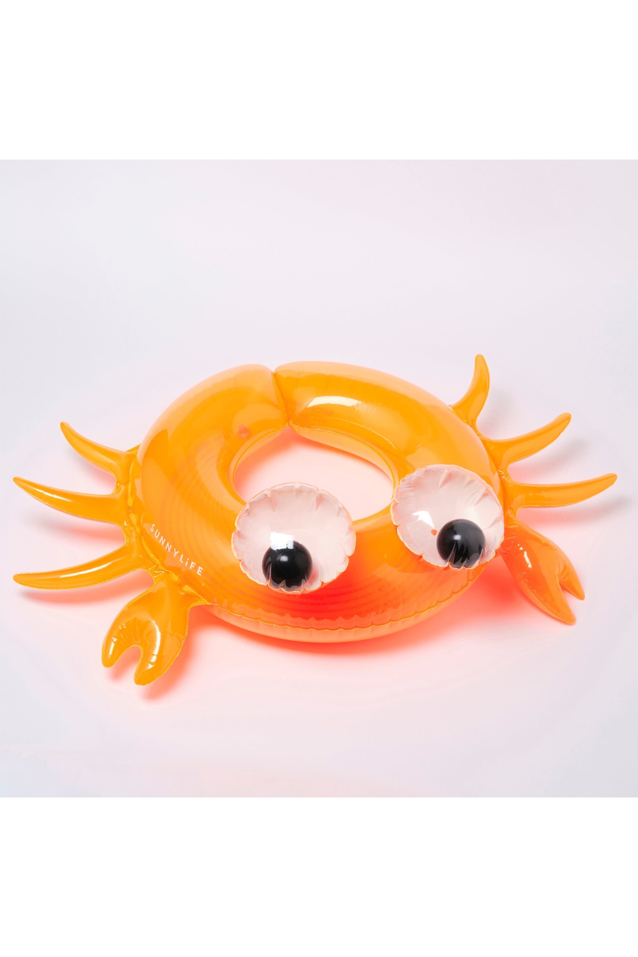 Kiddy Pool Ring Sonny the Sea Creature Neon Orange