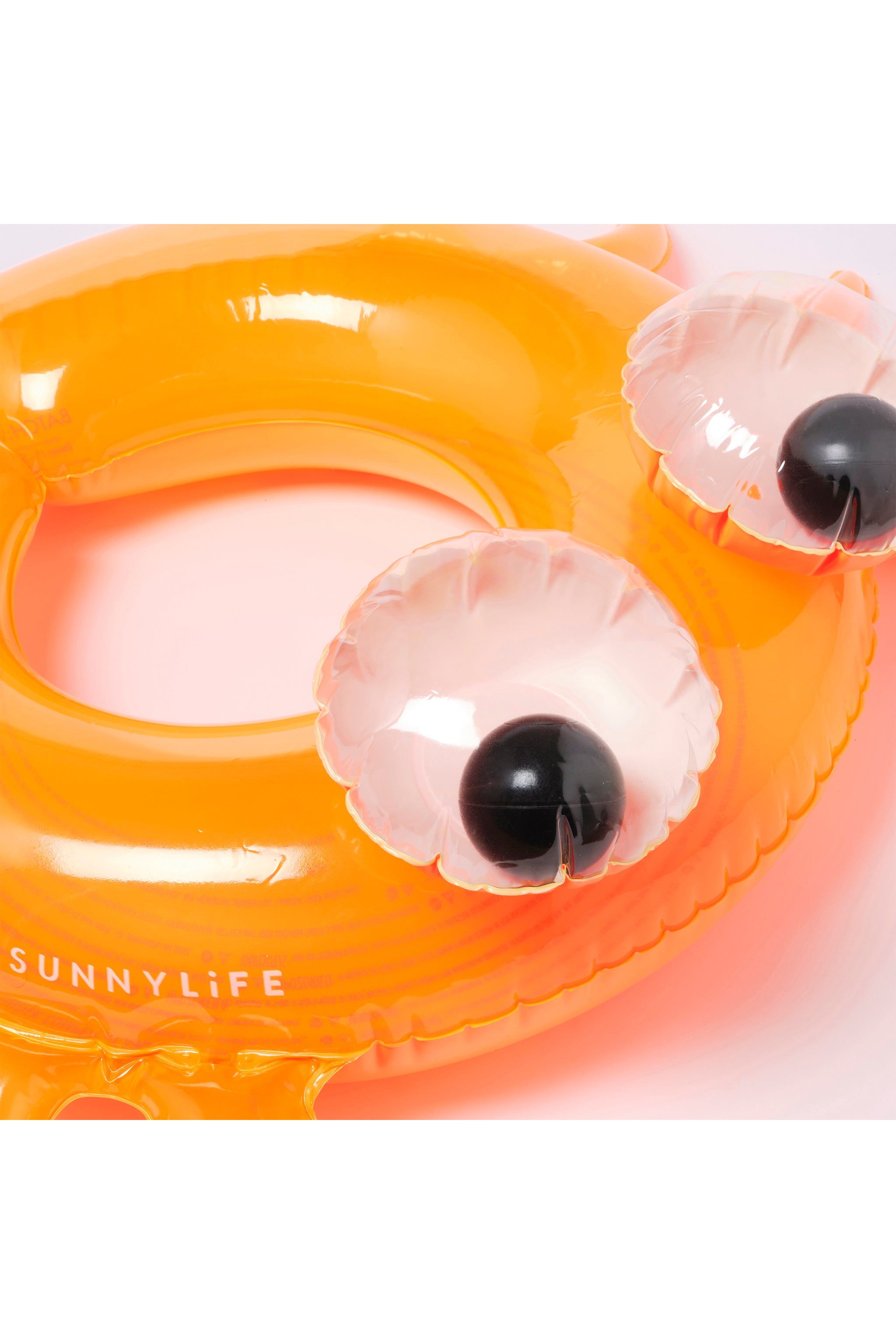 Kiddy Pool Ring Sonny the Sea Creature Neon Orange