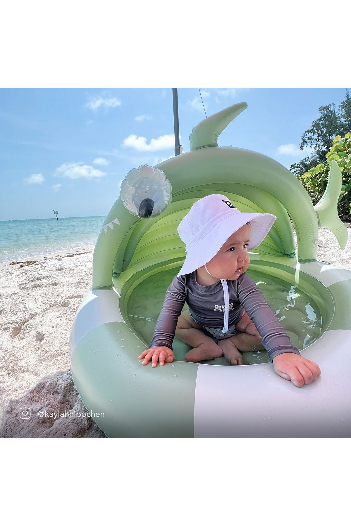 Kiddy Pool Shark Tribe Khaki