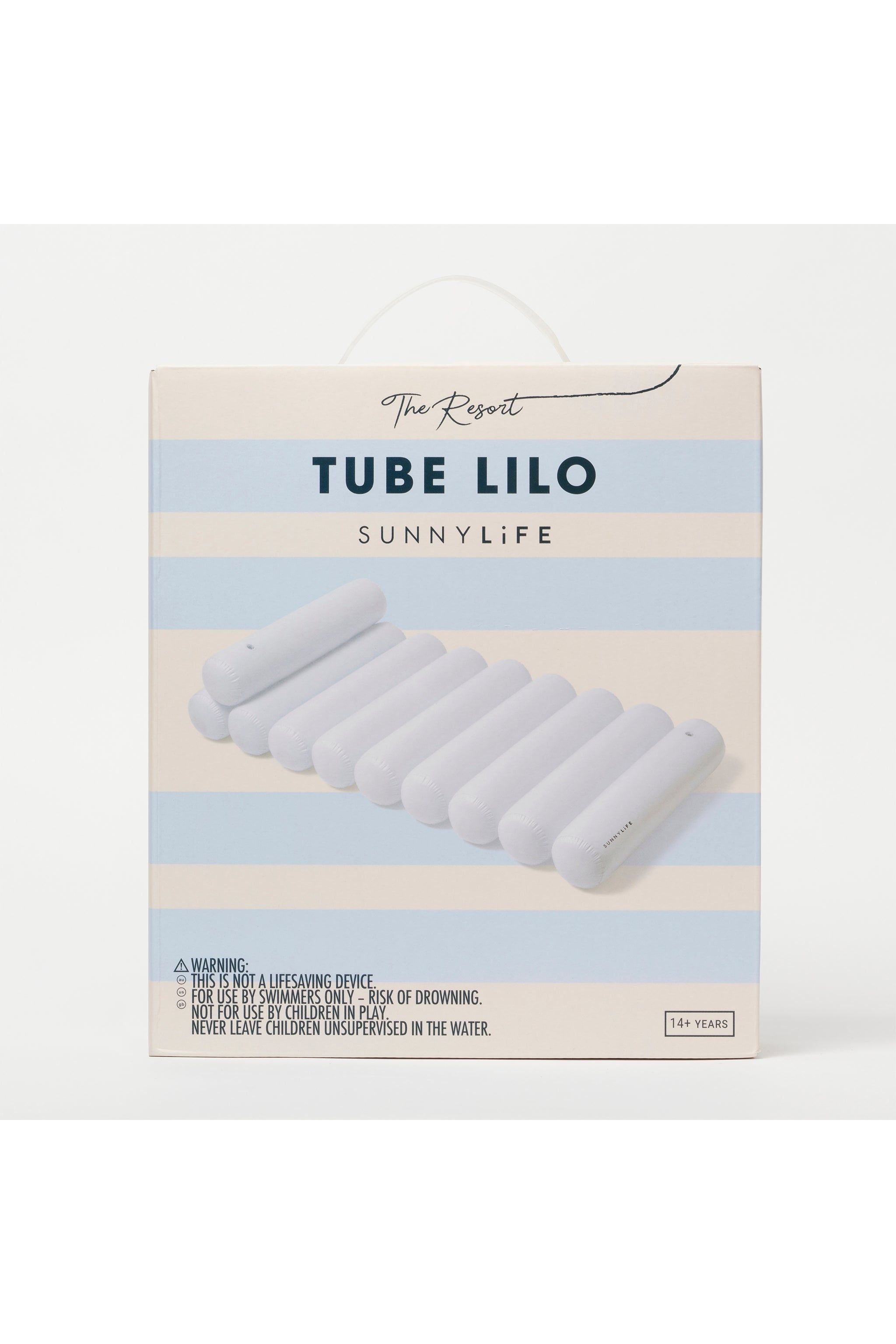 The Resort Tube Lilo Float White on White