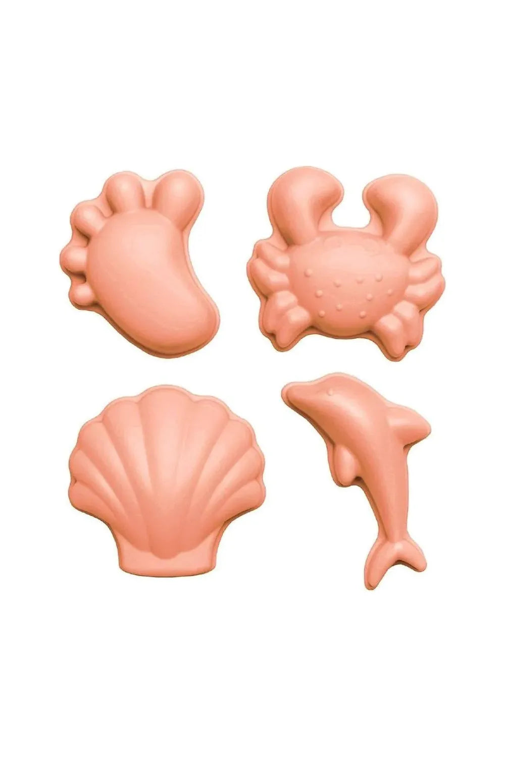 Scrunch Sand Moulds Footprint Set - Coral