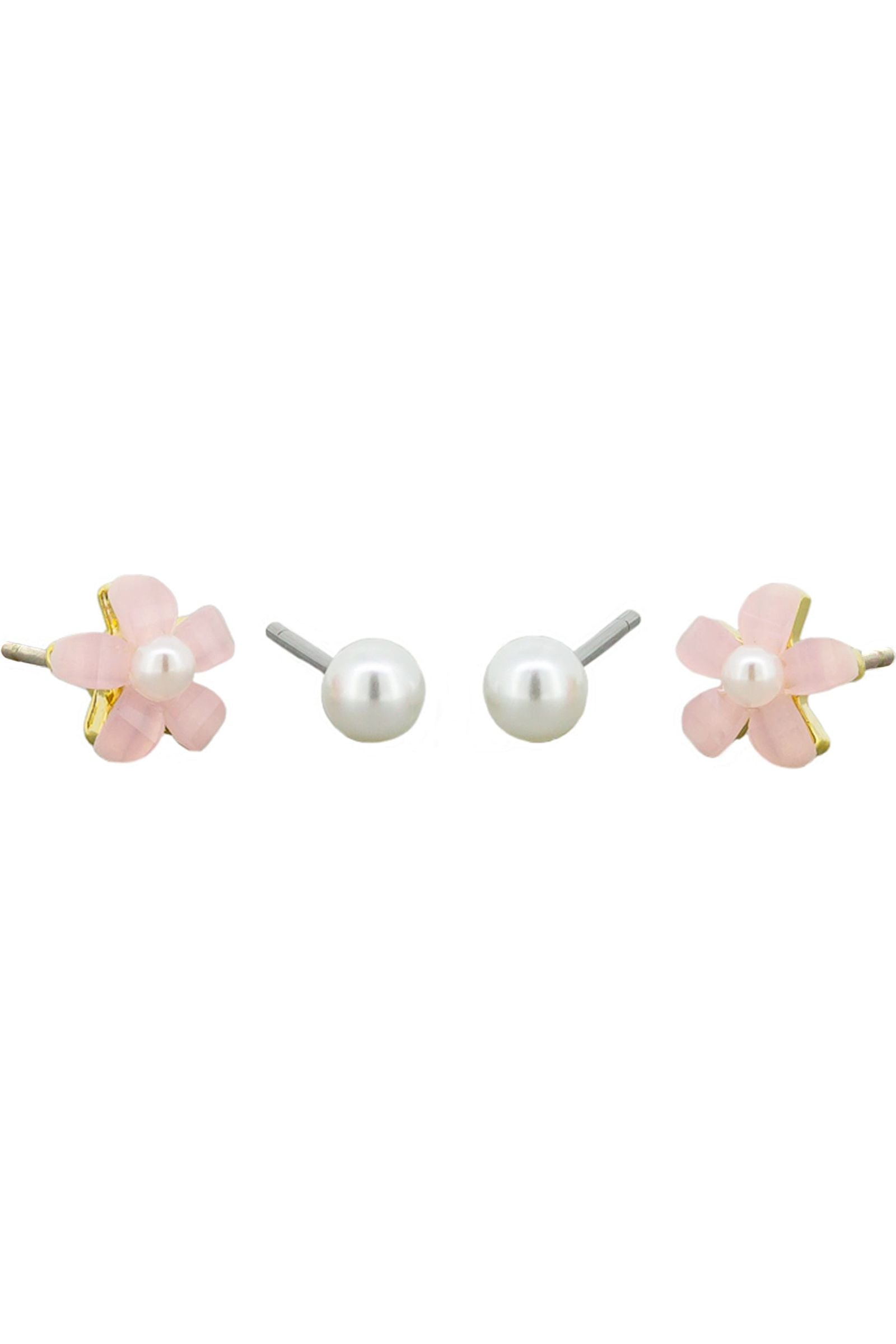 Pink Pippa Earring Set