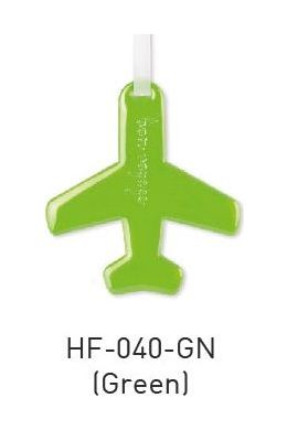 LUGGAGE TAG AIRPLANE - GREEN