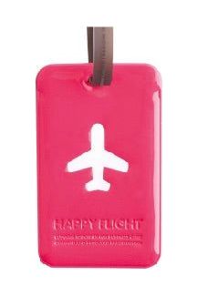 SQUARE LUGGAGE TAG - ROSE