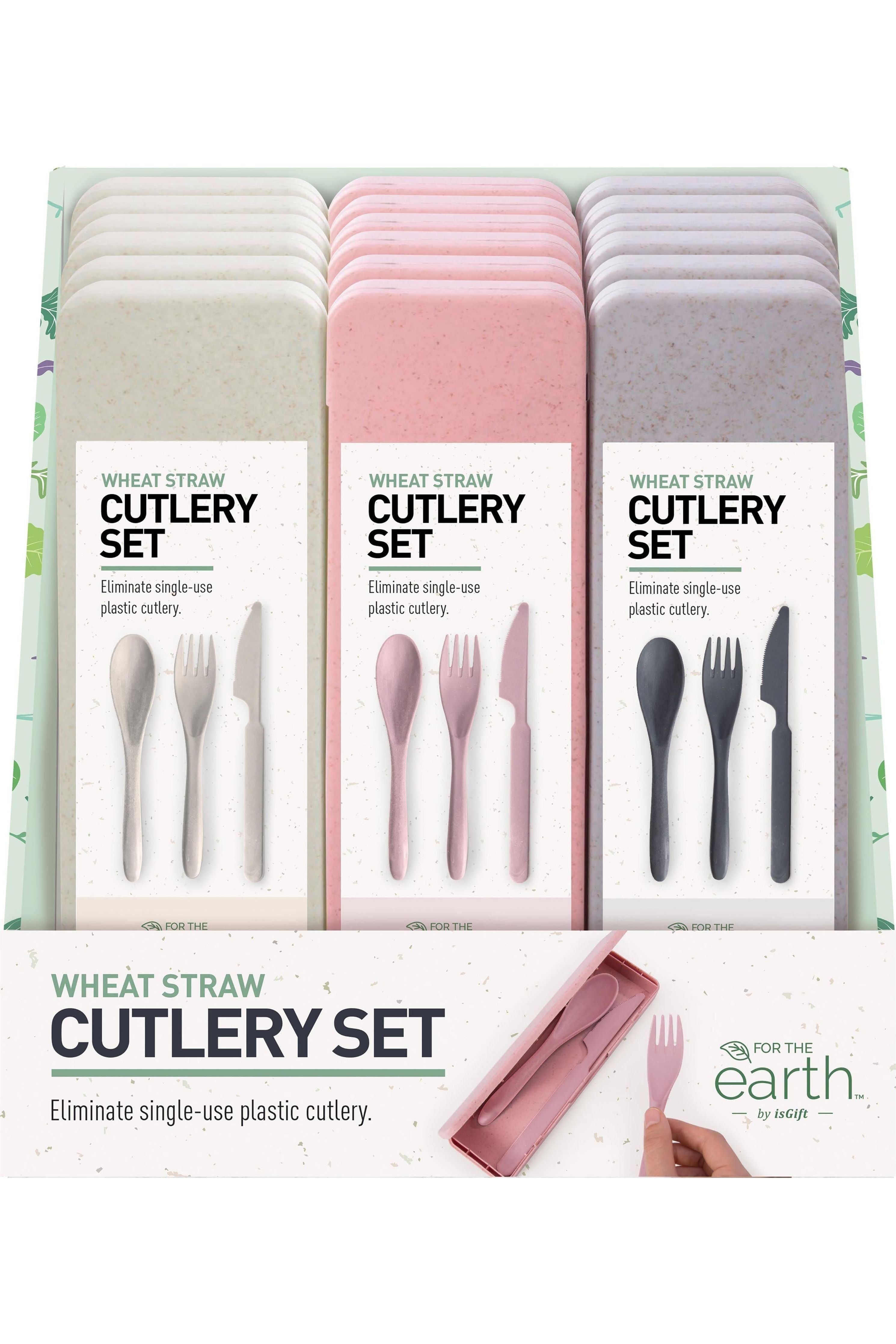 Wheat Straw Travel Cutlery Set