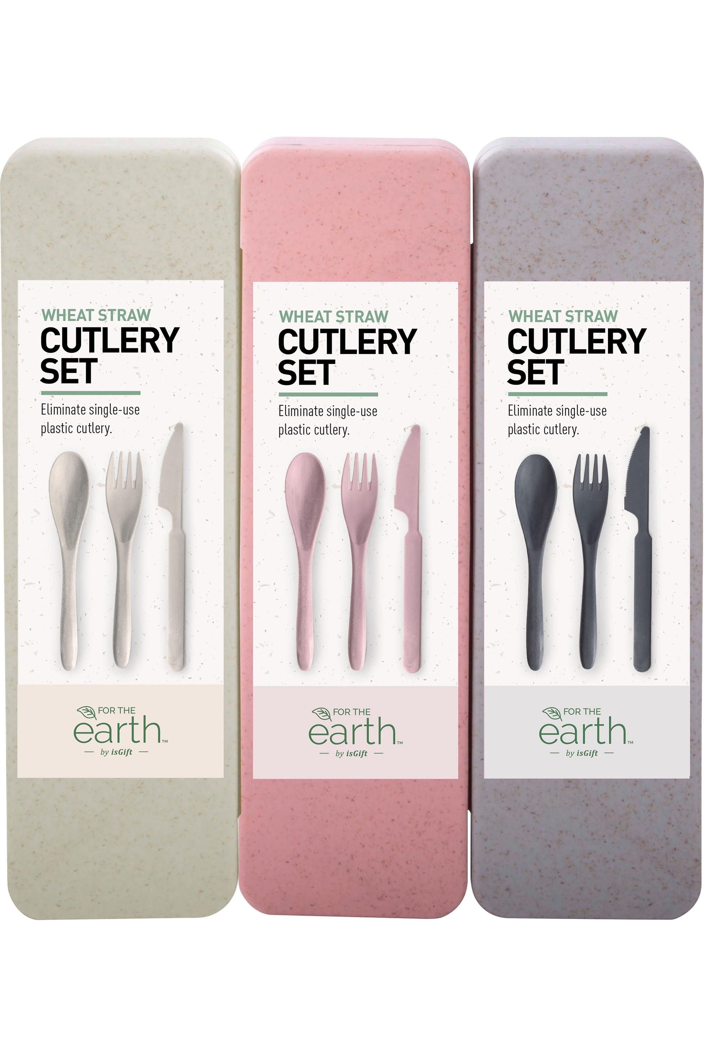 Wheat Straw Travel Cutlery Set