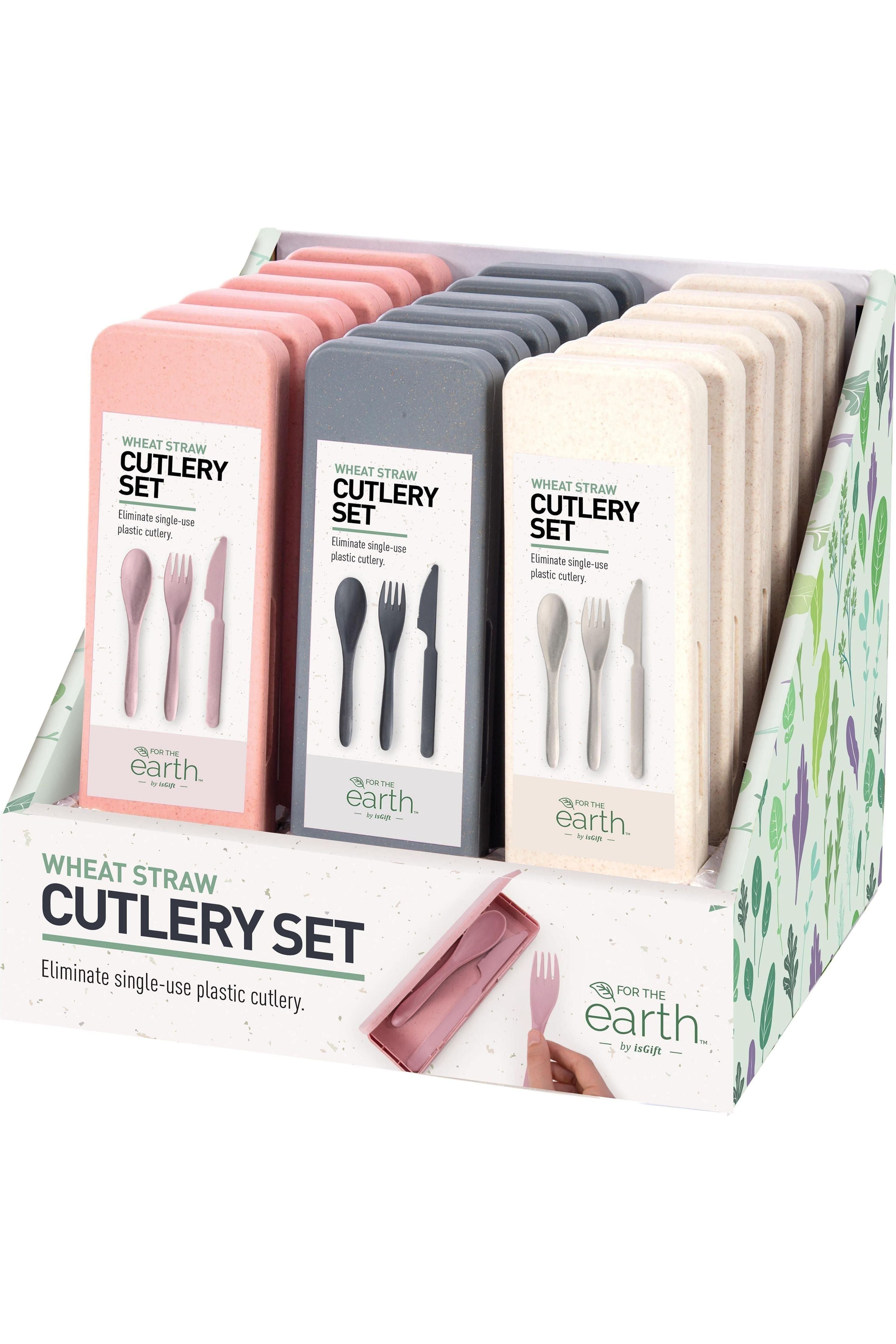 Wheat Straw Travel Cutlery Set