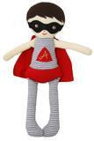 Large Superhero Doll - Grey/Red