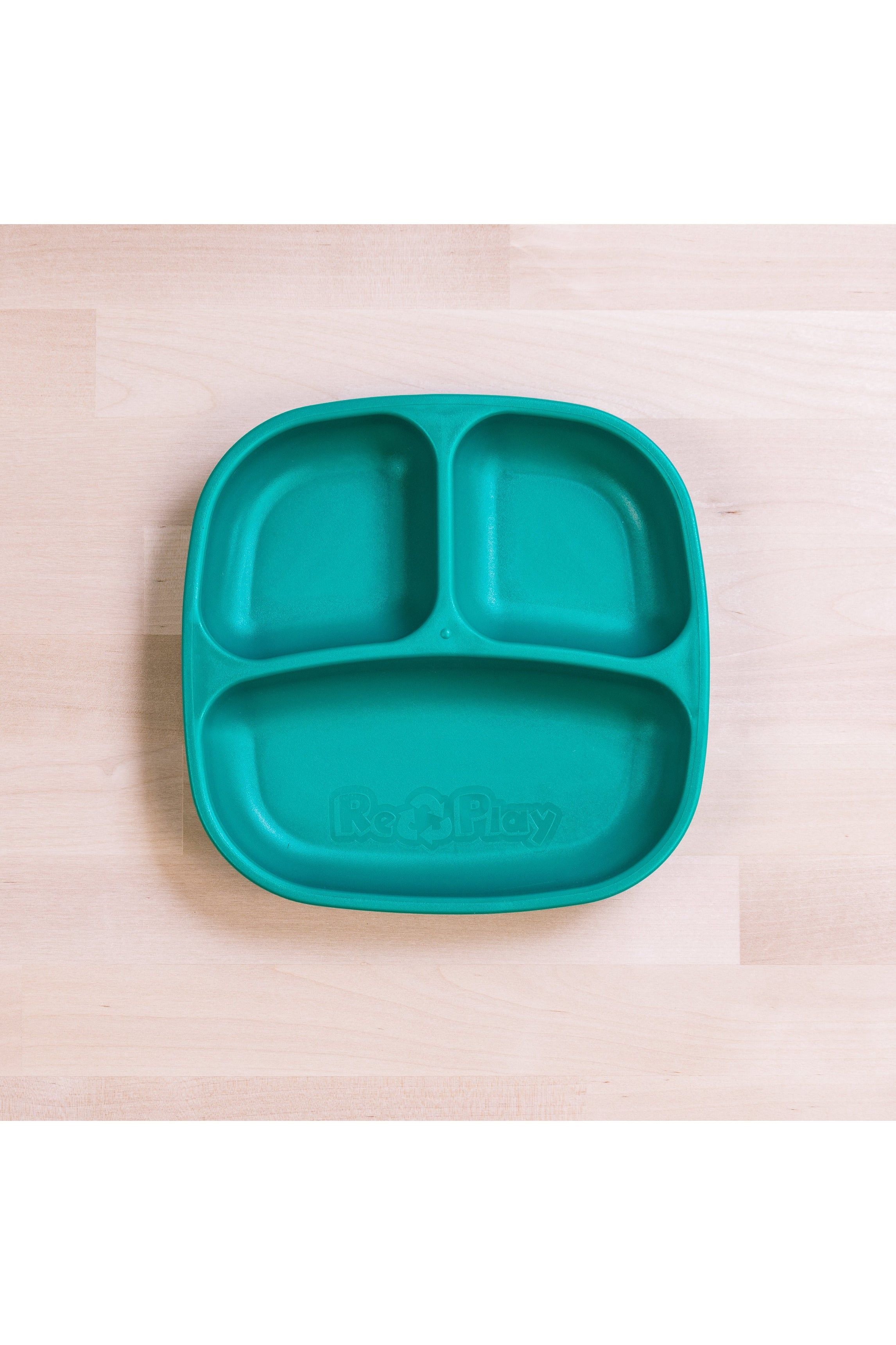 Re-Play Divided Plate - Teal