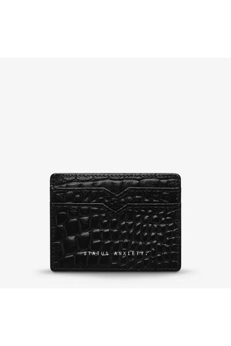 Status Anxiety - Together for Now - Black Croc Emboss