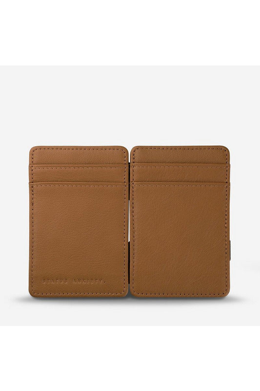 Status Anxiety - Flip Wallet - Tan