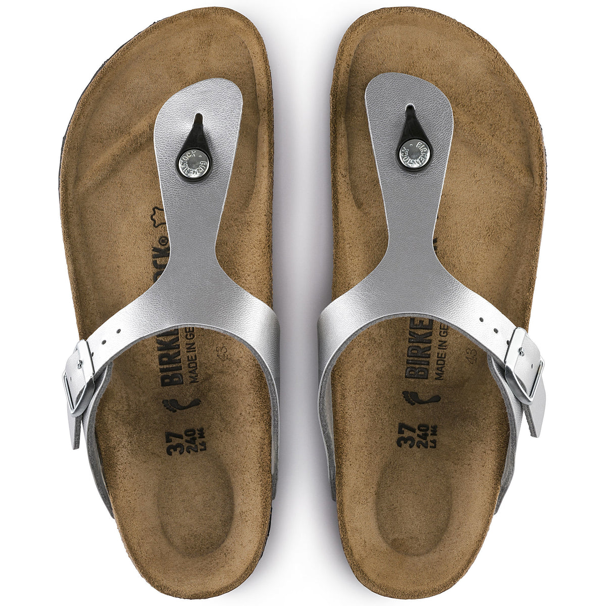 Gizeh Birko-Flor Silver- Regular