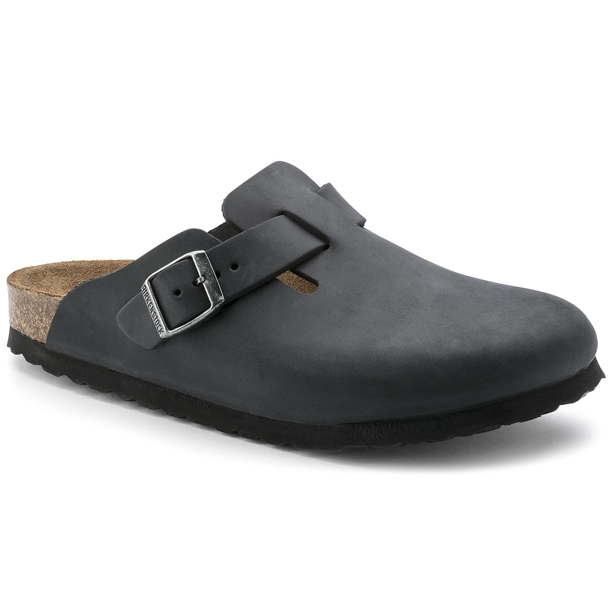 Boston BS Black Oiled Leather - Regular