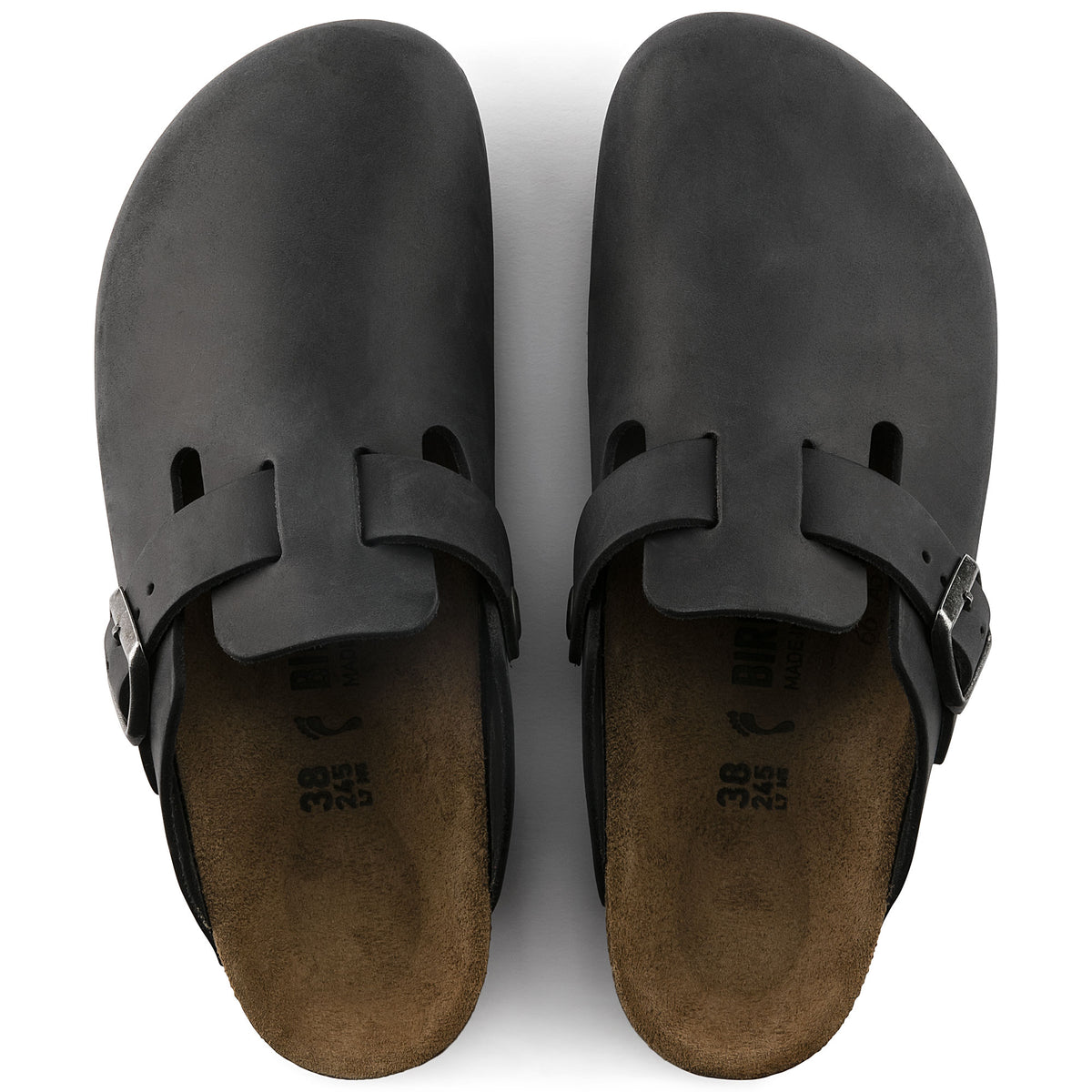 Boston BS Black Oiled Leather - Regular