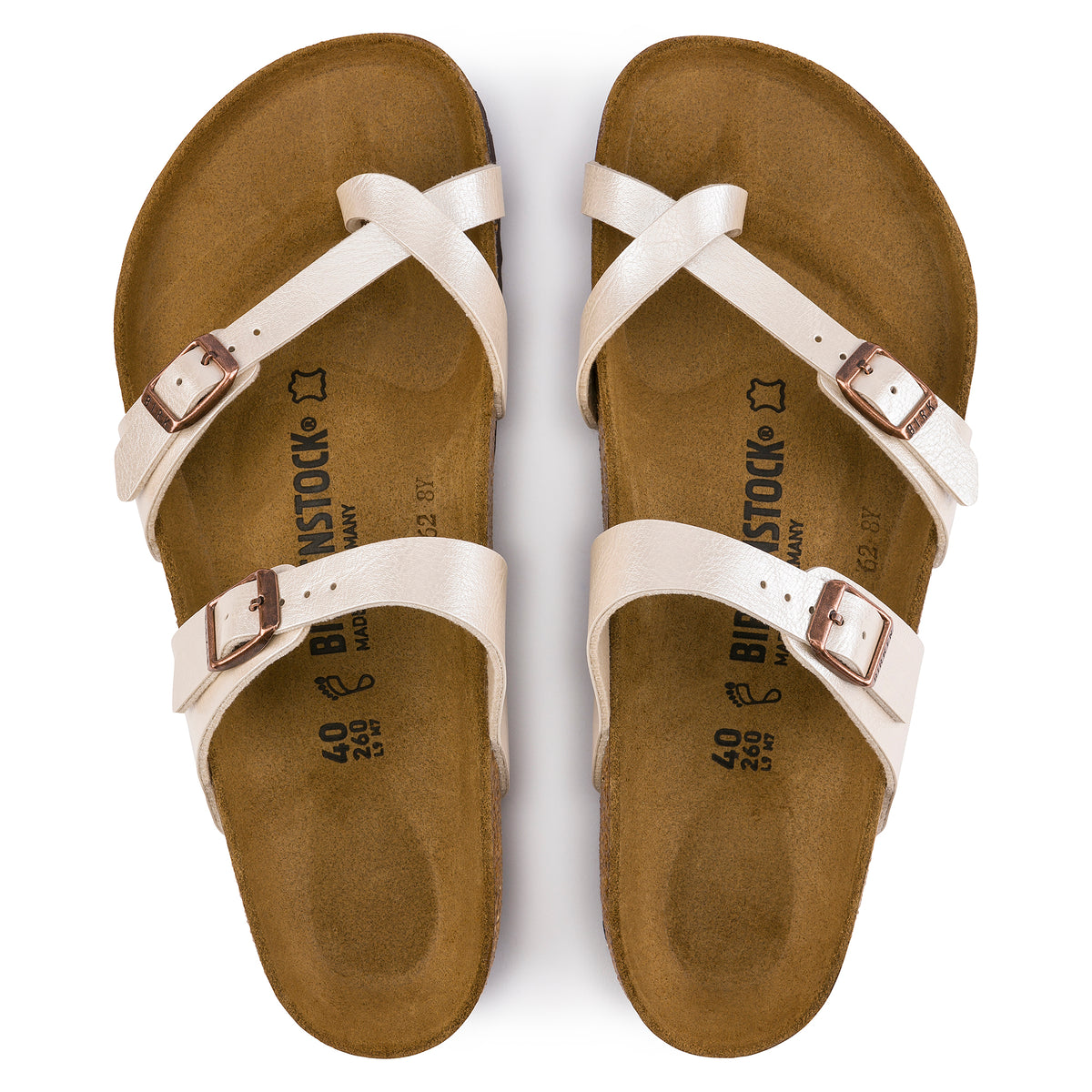 Mayari BirkiBuc Graceful Pearl White - Regular