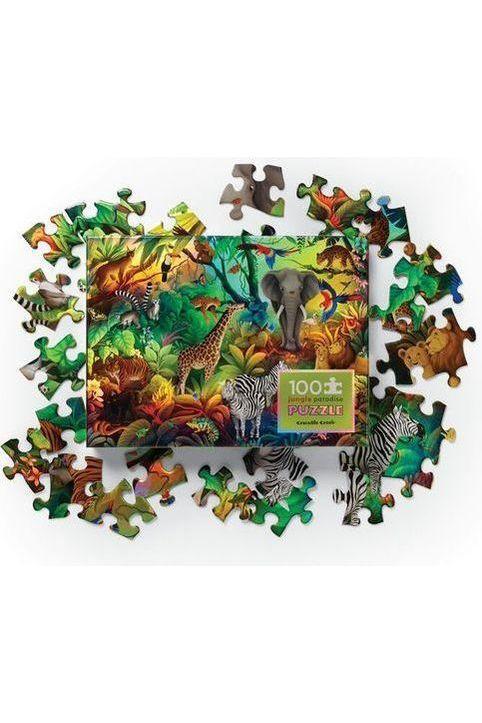 Holographic Puzzle 100 pc - Jungle Paradise