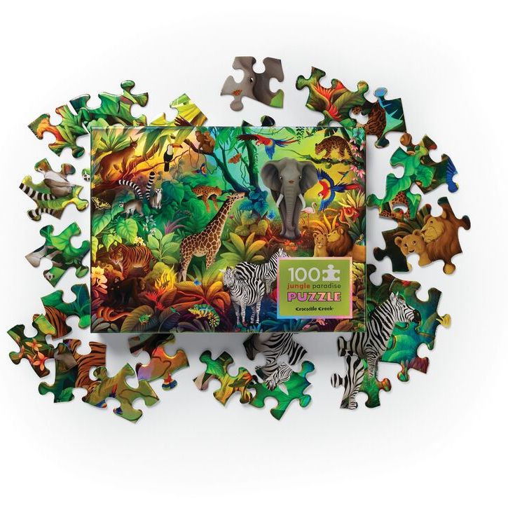 Holographic Puzzle 100 pc - Jungle Paradise