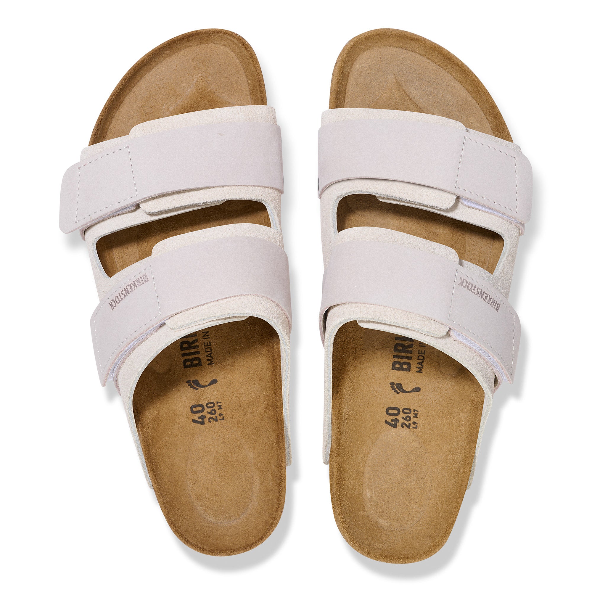 UJI Antique White Suede Leather - Regular