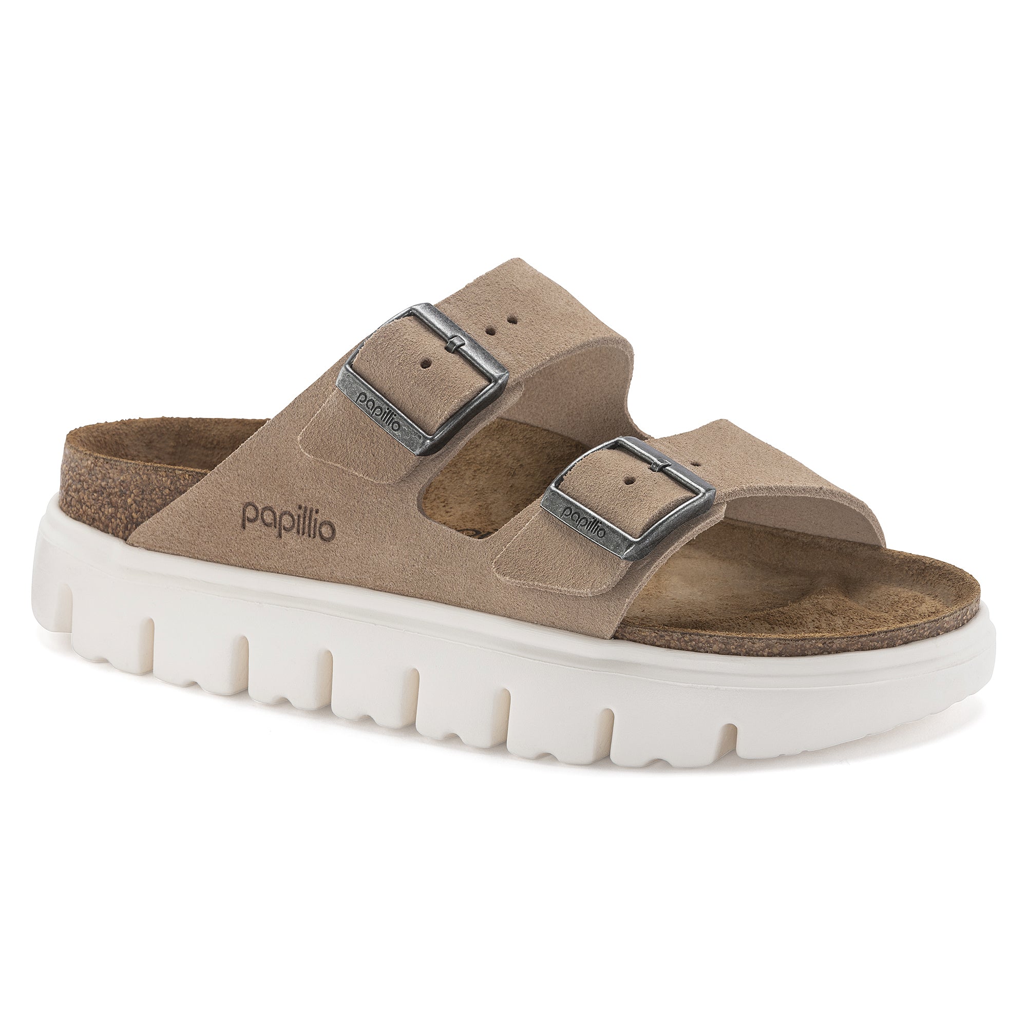 Arizona Chunky Warm Sand Suede Leather - Narrow