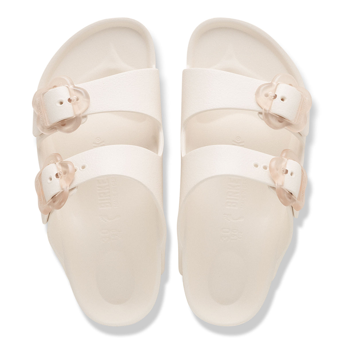 Arizona Kids Flower Buckle EVA Narrow - Eggshell