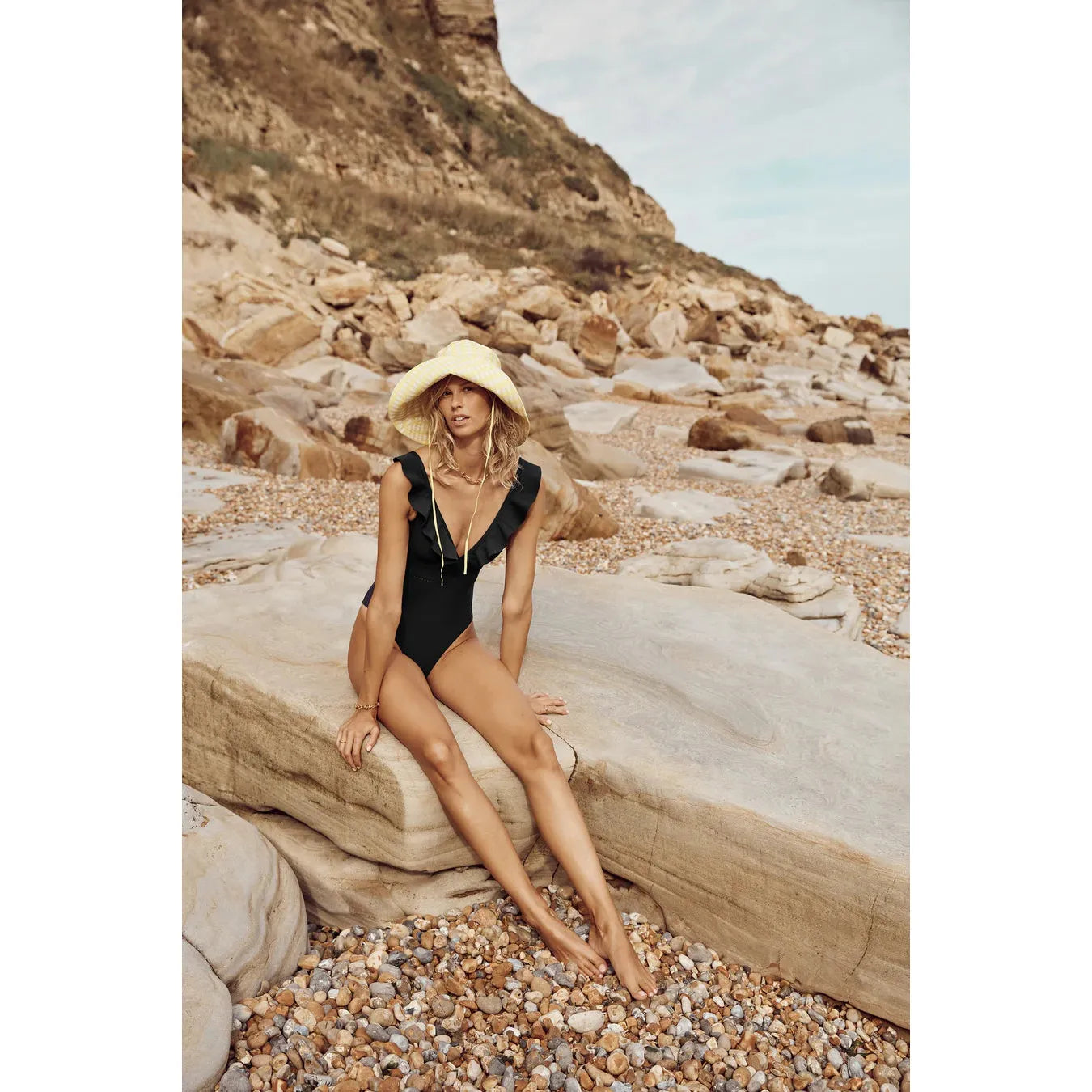 Multi Fit Frill One Piece - Navy