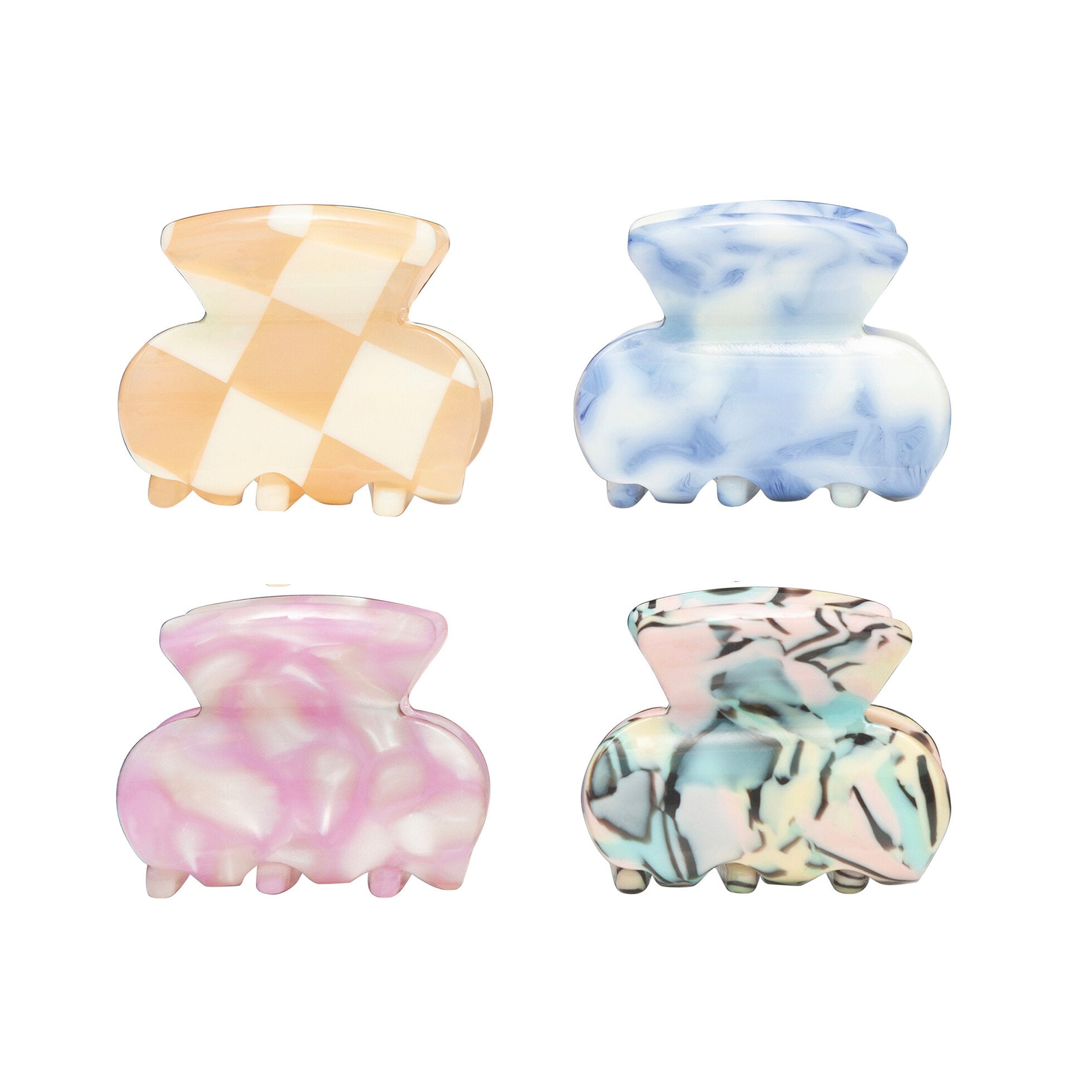 Mixed Mini Bulldogs Hair Clips HIGH SUMMER