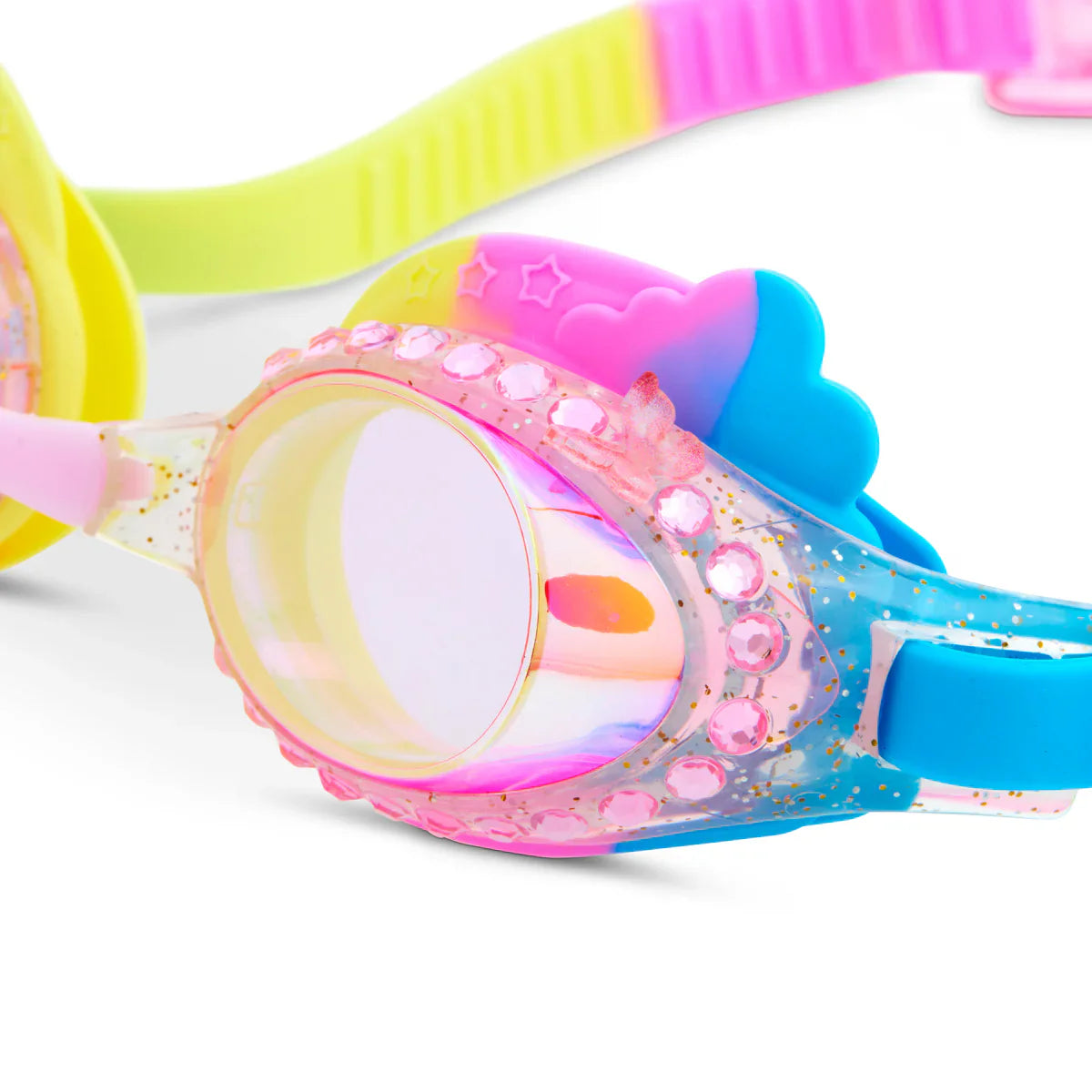 Bling20 Swim Goggles - Rainbow - Colourful Clouds