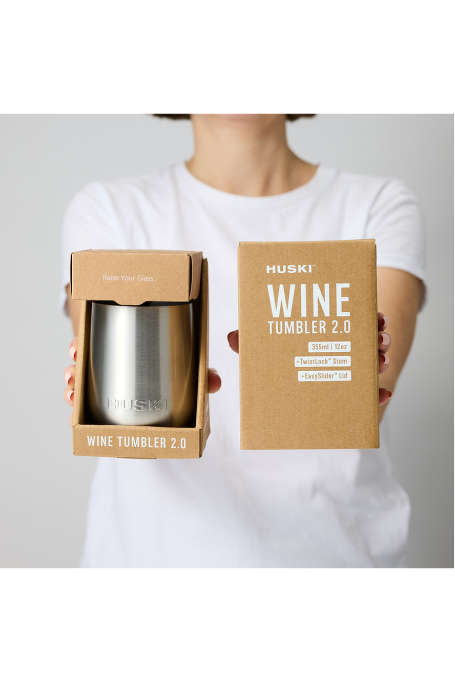 Huski Wine Tumbler 2.0 - Sand Beige (Limited Release)