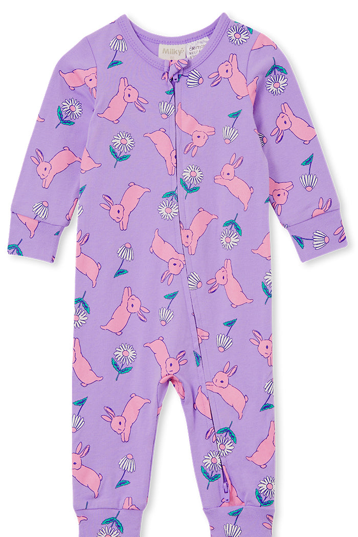 Daisy Bunny Zip Romper