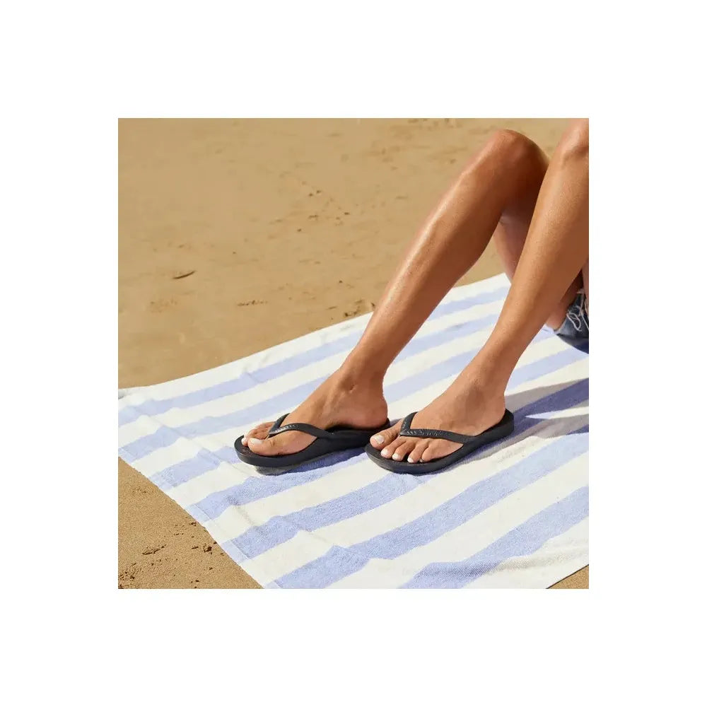 Archies Arch Support Thongs - Navy