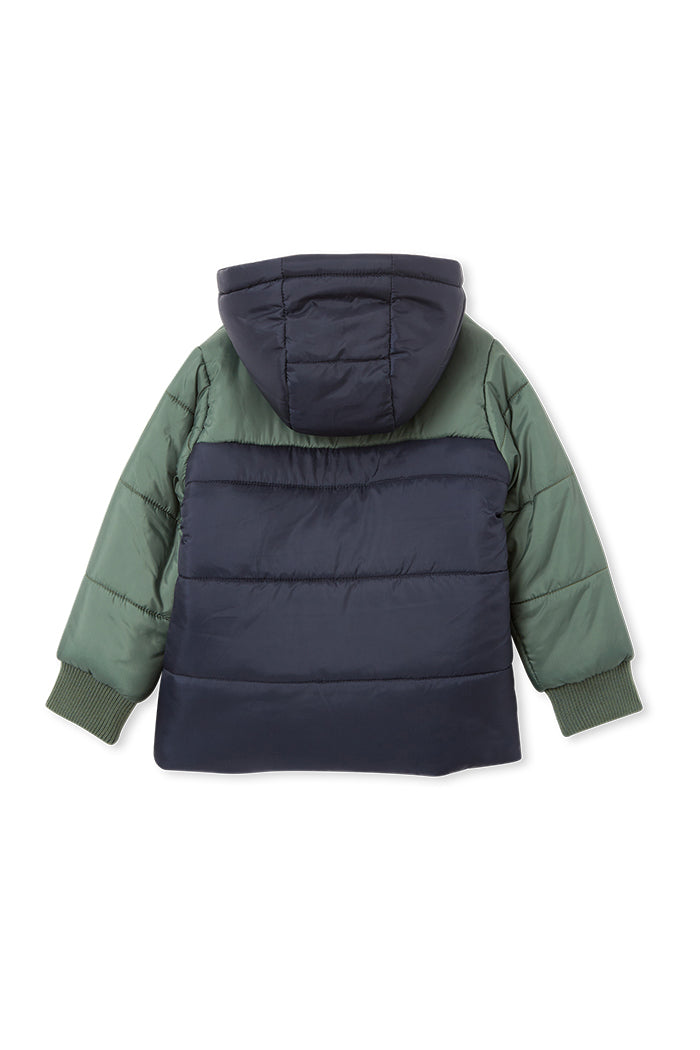 Panel Puffer Jacket