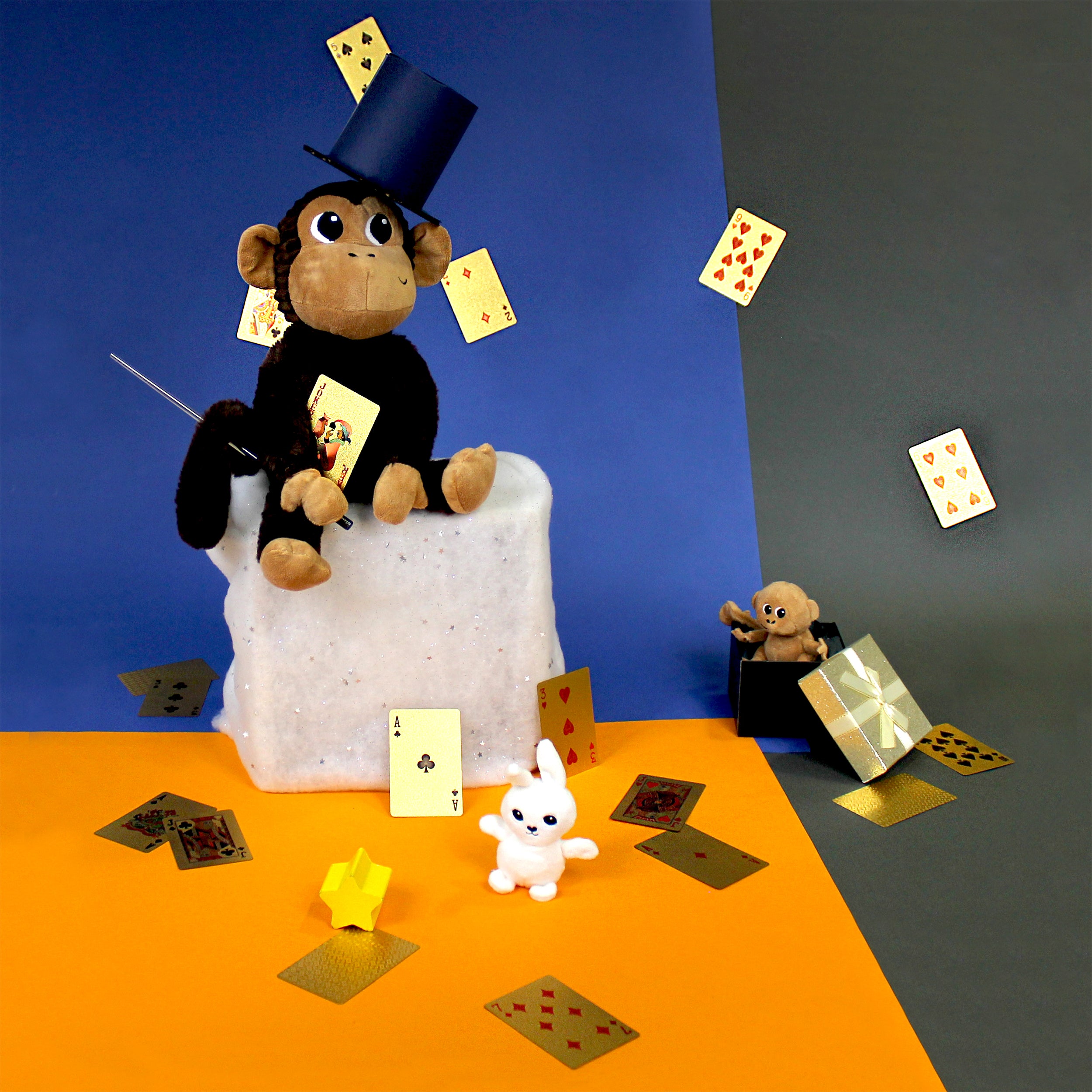 Zazou the Monkey - Mum and Baby