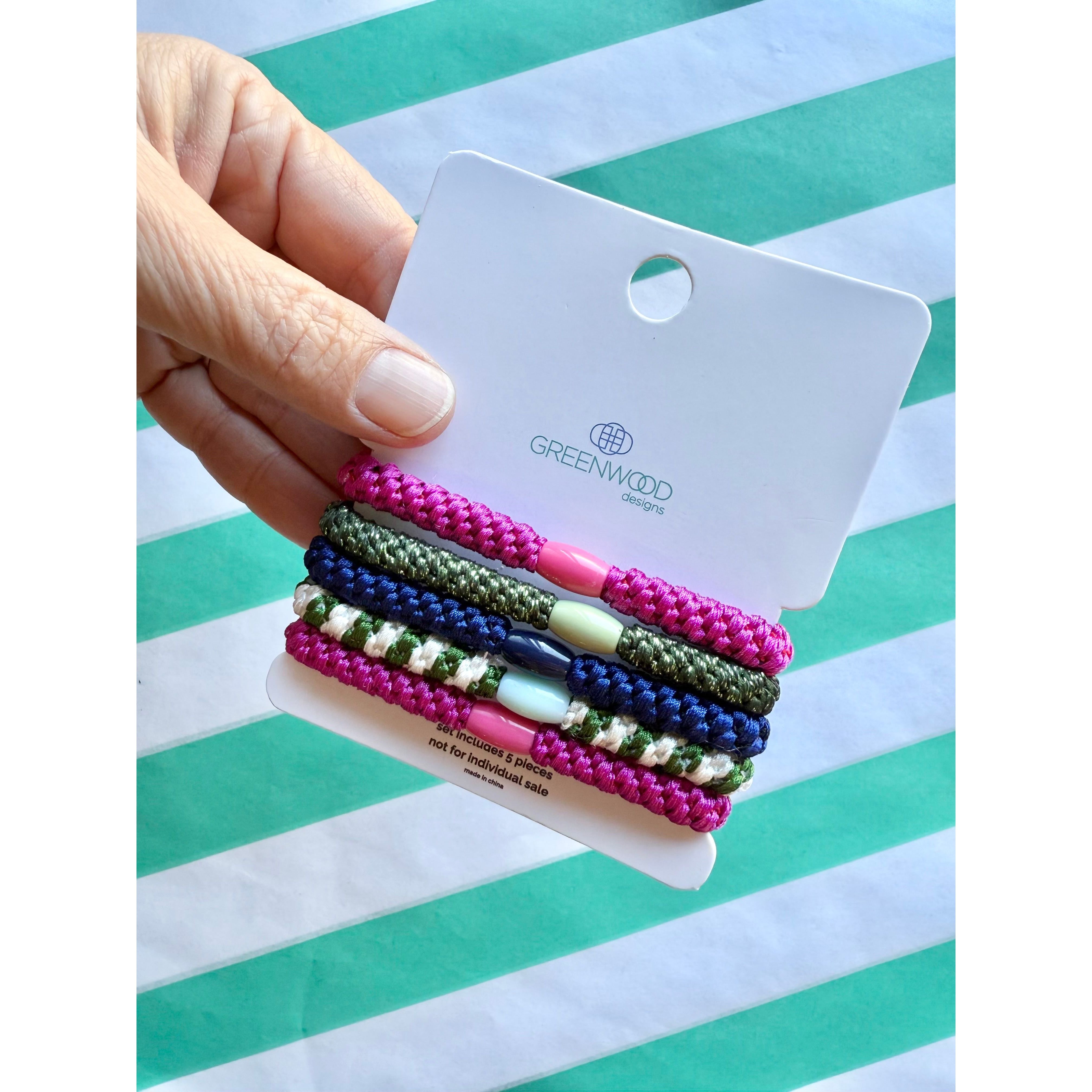 Hair Elastics Pack - Jellybean
