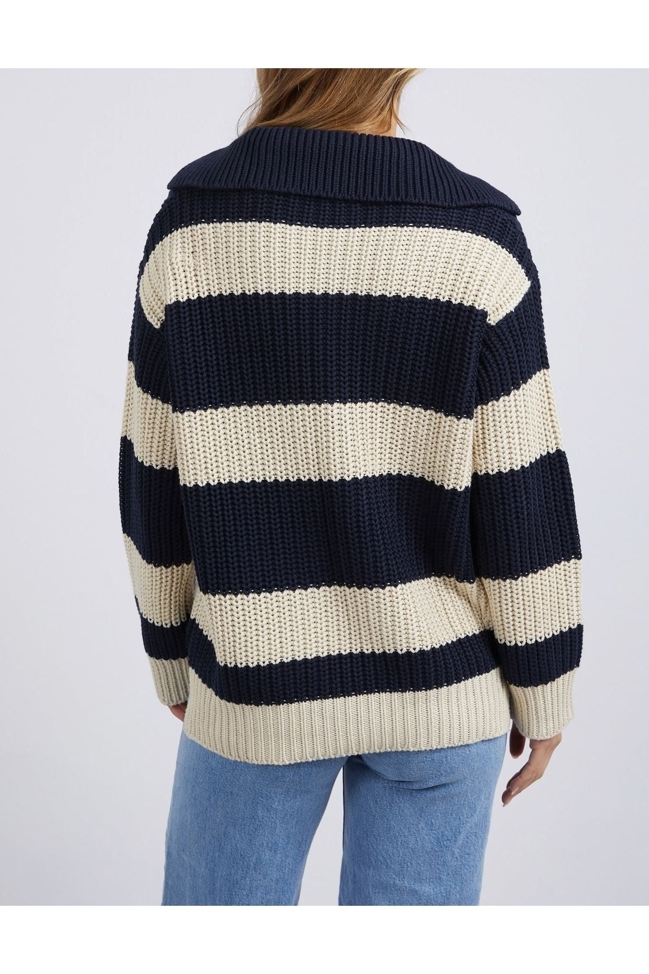 ESTELLA STRIPE KNIT - NAVY