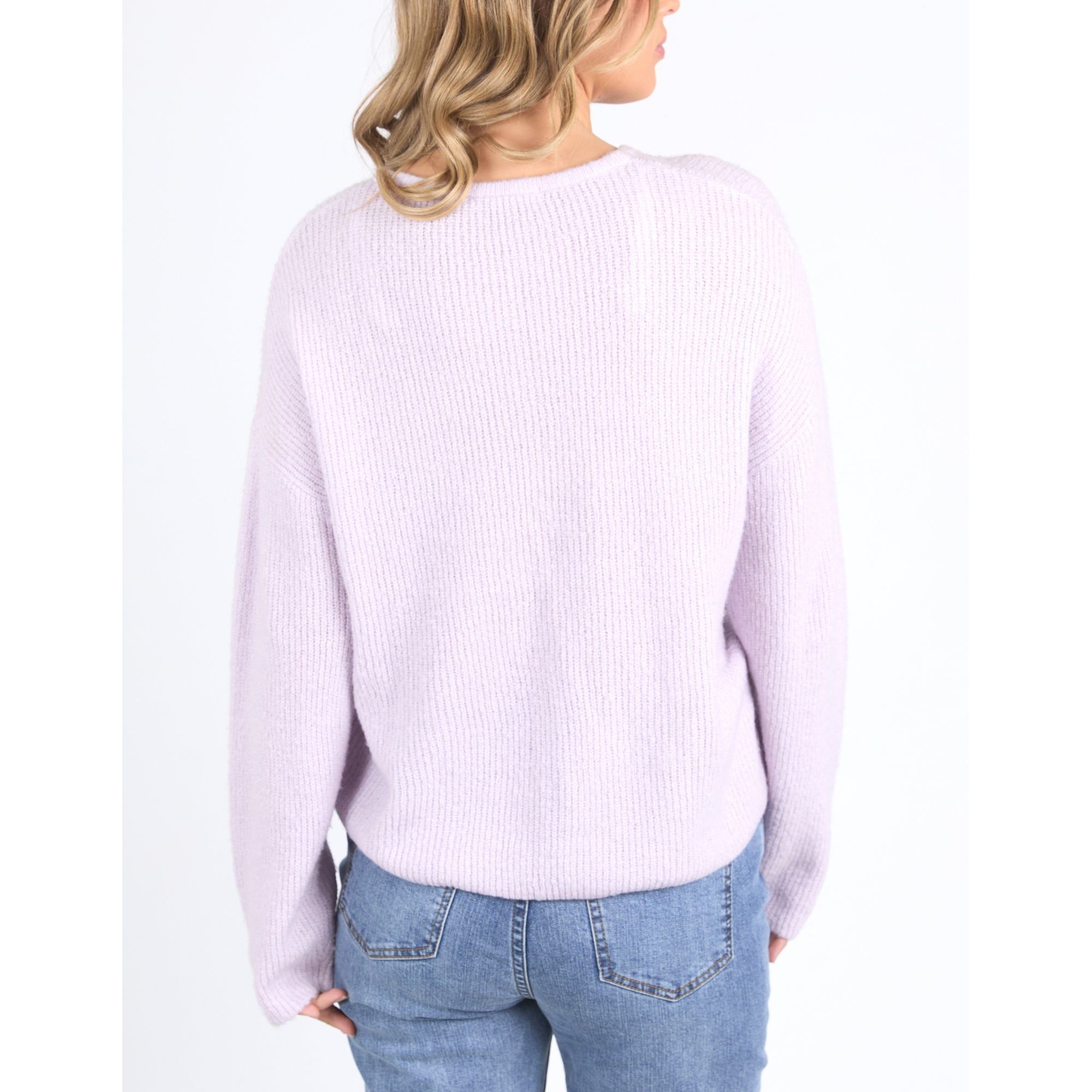 MURPHY KNIT CARDI - LAVANDER