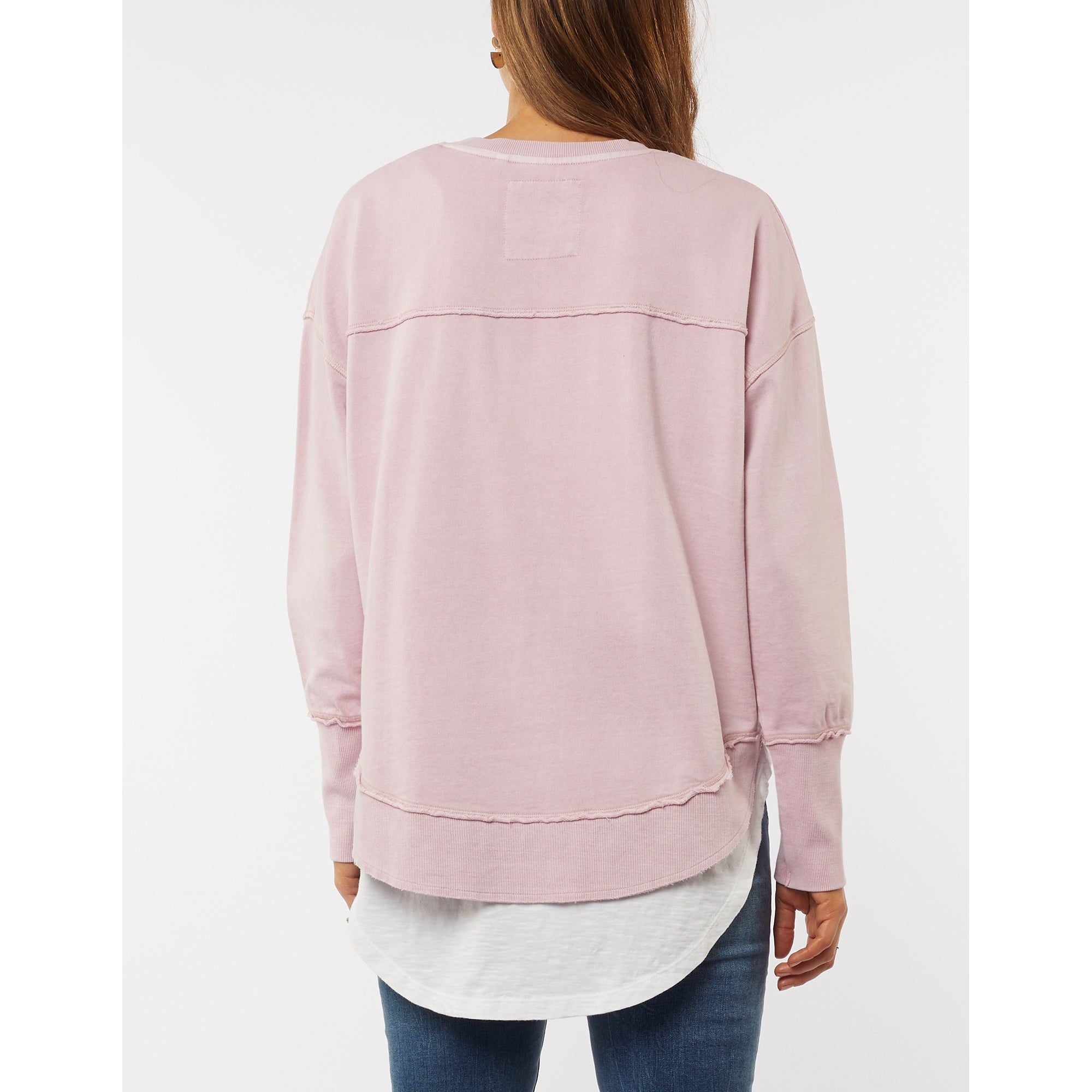 SIMPLIFIED CREW - BLOSSOM PINK