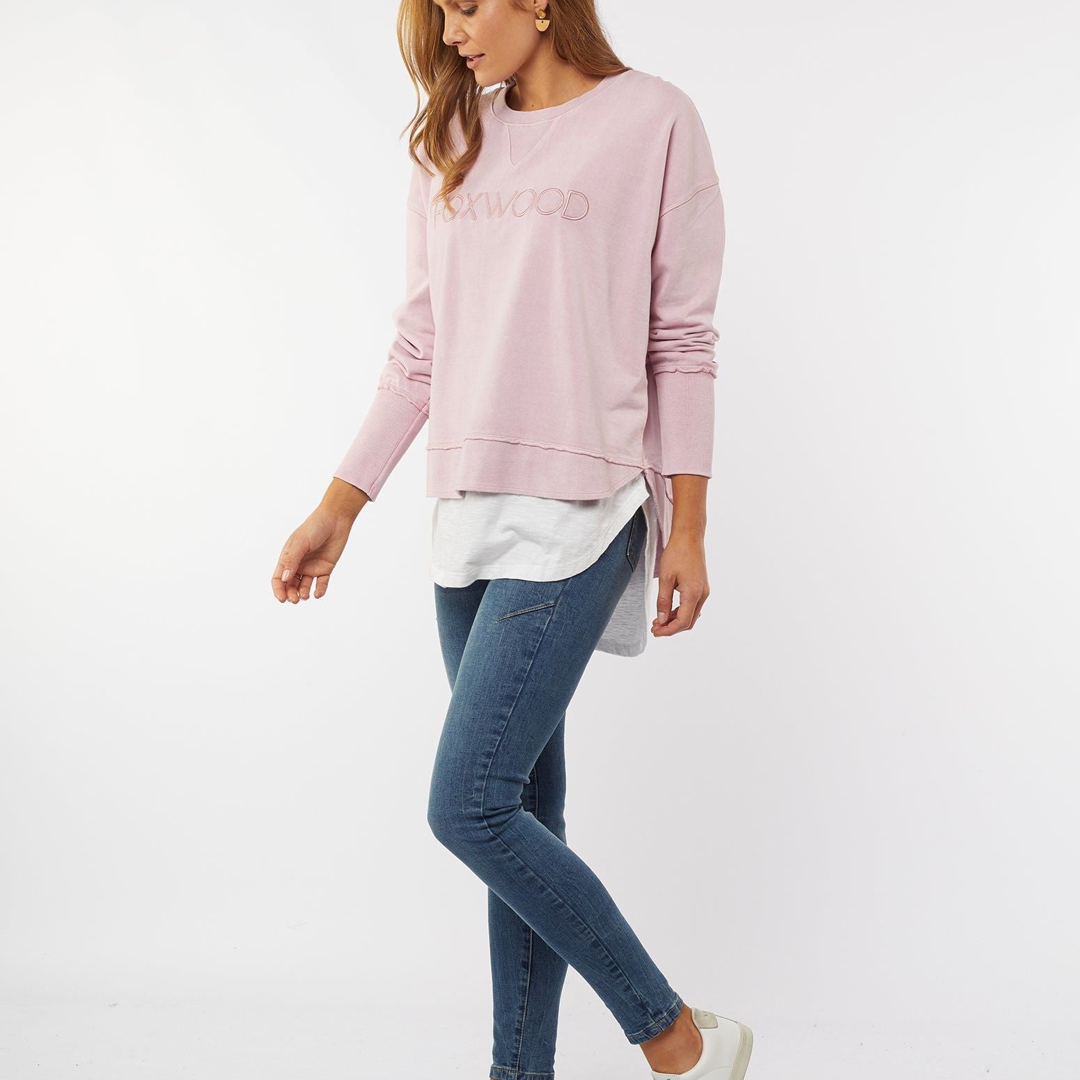 SIMPLIFIED CREW - BLOSSOM PINK
