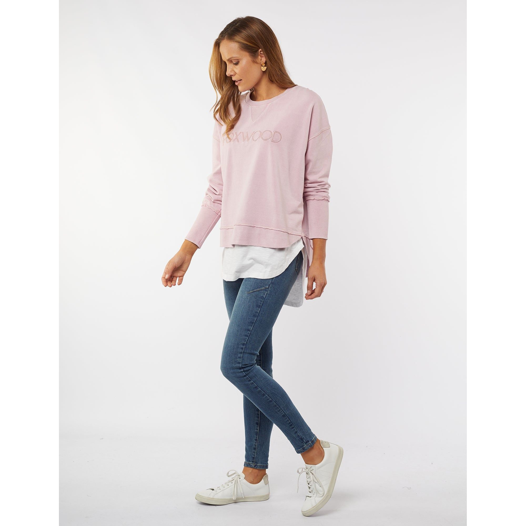 SIMPLIFIED CREW - BLOSSOM PINK